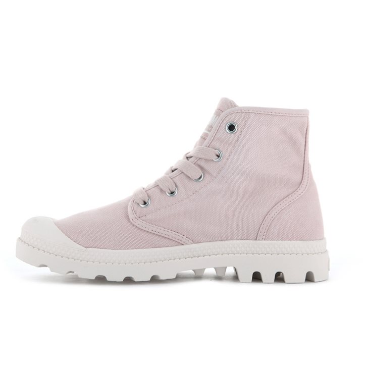 Palladium Pampa Hi Women's Boots Pink | UK B729-BQR